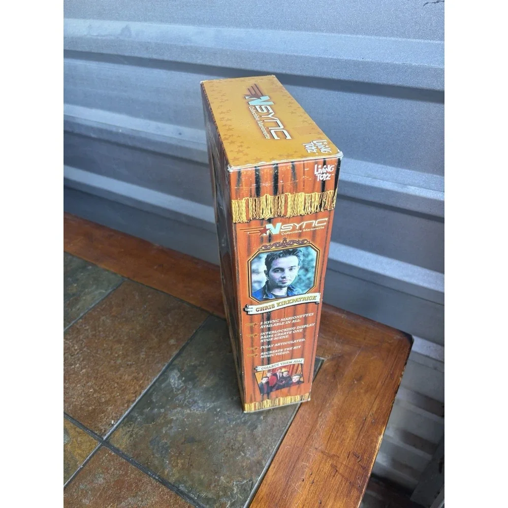 2000 NSync Collectible Marionette Doll Chris Kirkpatrick Living Toyz In Box